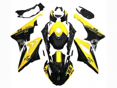 2017-2018 Yellow Black BMW S1000RR Motorcycle Fairings UK Stores
