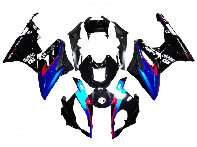 2015-2016 Red Blue Black Glossy Black BMW S1000RR Motorcycle Fairings UK Stores