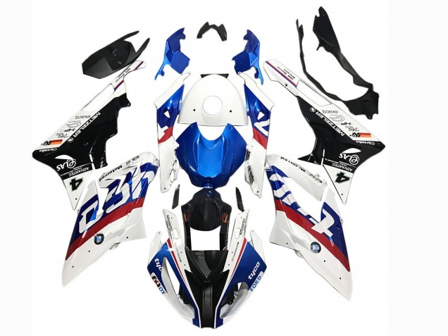 2015-2016 White Red Blue Black Tyco BMW S1000RR Motorcycle Fairings UK Stores