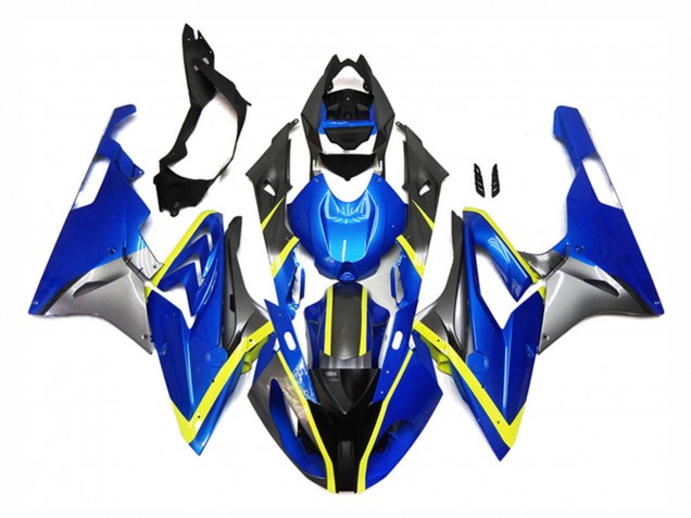 2015-2016 Silver Yellow Blue BMW S1000RR Motorcycle Fairings UK Stores