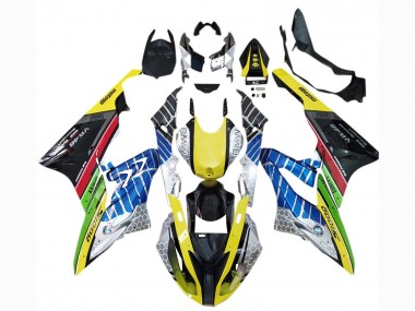 2015-2016 Yellow Blue Green Red Black VR 46 BMW S1000RR Motorcycle Fairings UK Stores