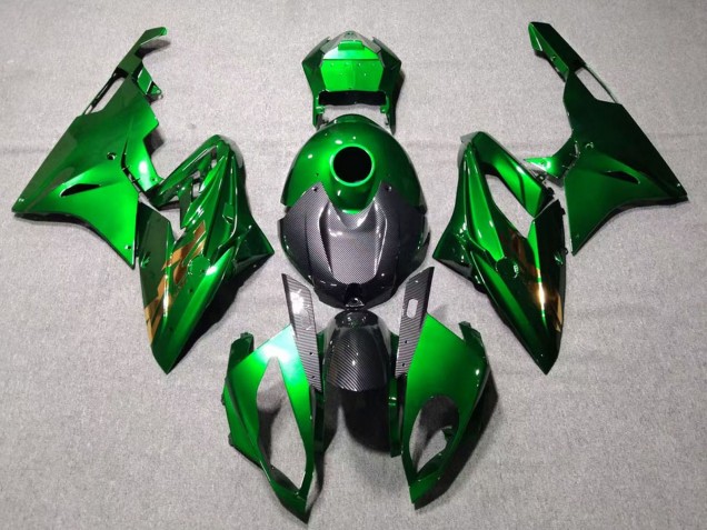 2015-2016 Green Black Carbon Fiber BMW S1000RR Motorcycle Fairings UK Stores