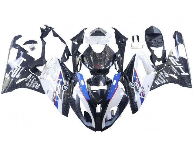 2015-2016 White Blue Black Carbon Fiber BMW S1000RR Motorcycle Fairings UK Stores