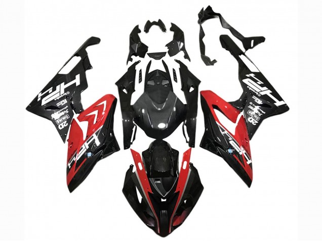 2015-2016 Red Black Carbon Fiber BMW S1000RR Motorcycle Fairings UK Stores