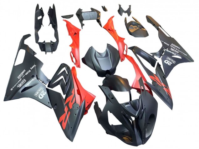 2015-2016 Matte Black Red BMW S1000RR Motorcycle Fairings UK Stores