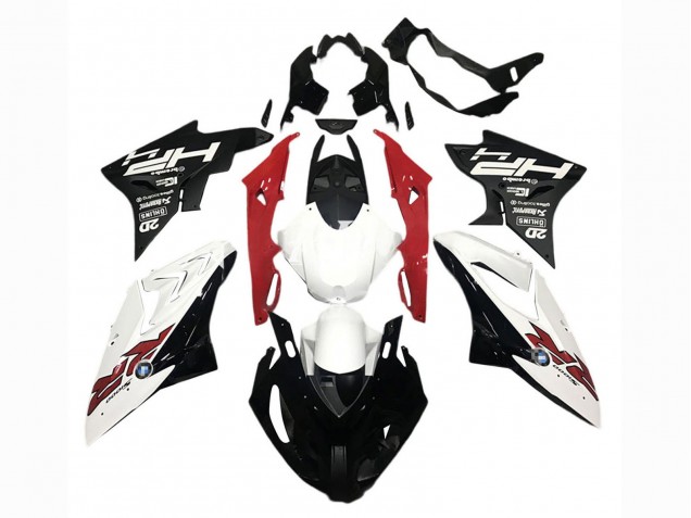 2015-2016 White Red Matte Black BMW S1000RR Motorcycle Fairings UK Stores
