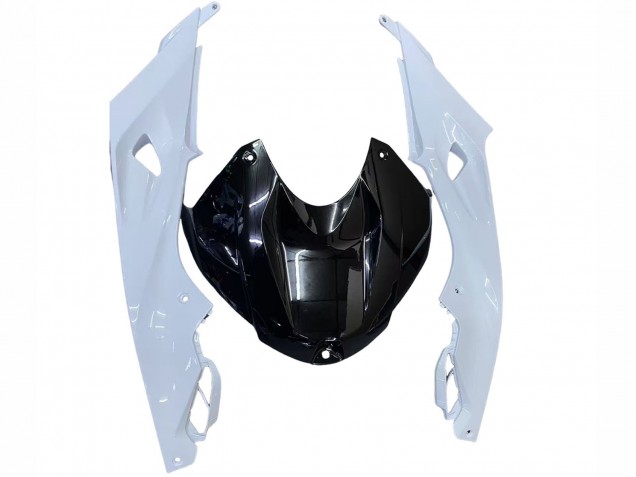 2015-2016 White Glossy Black Fiamm BMW S1000RR Motorcycle Fairings UK Stores