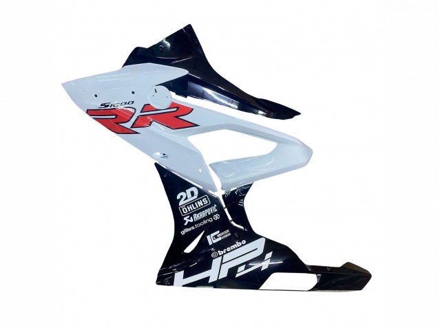 2015-2016 White Glossy Black BMW S1000RR Motorcycle Fairings UK Stores