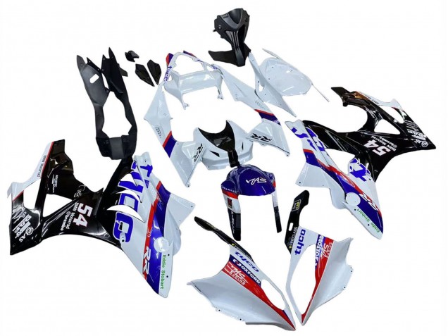 2009-2014 White Red Blue Black Tyco BMW S1000RR Motorcycle Fairings UK Stores