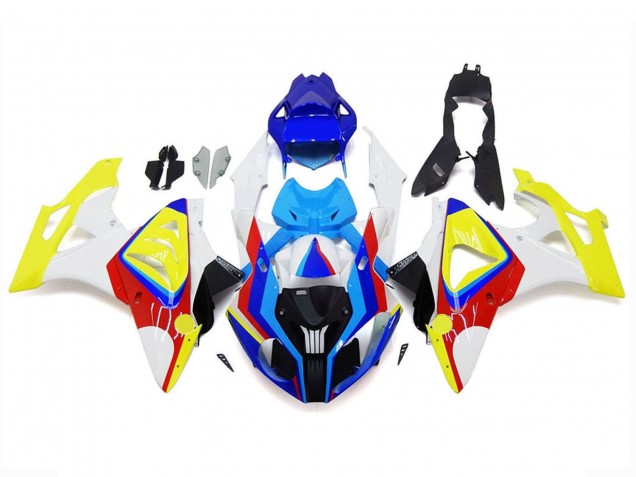 2009-2014 White Red Blue Yellow BMW S1000RR Motorcycle Fairings UK Stores