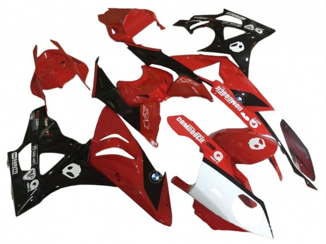 2009-2014 Red White Glossy Black BMW S1000RR Motorcycle Fairings UK Stores
