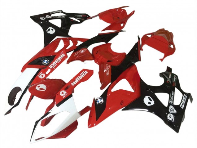 2009-2014 Red White Glossy Black BMW S1000RR Motorcycle Fairings UK Stores