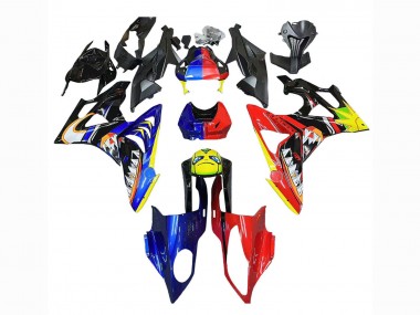 2009-2014 Red Blue Yellow Shark BMW S1000RR Motorcycle Fairings UK Stores