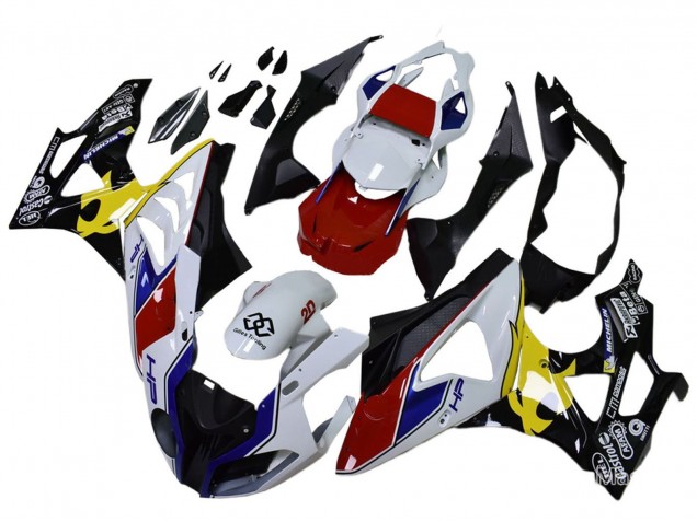 2009-2014 White Red Yellow Black Castrol BMW S1000RR Motorcycle Fairings UK Stores
