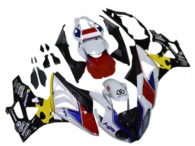 2009-2014 White Red Yellow Black Castrol BMW S1000RR Motorcycle Fairings UK Stores