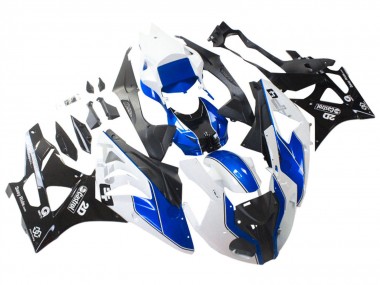 2009-2014 White Blue Glossy Black Castrol BMW S1000RR Motorcycle Fairings UK Stores