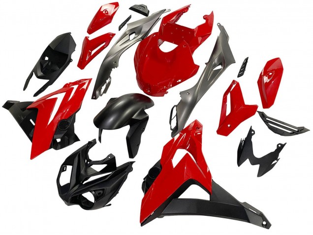 2014-2016 Black Red BMW S1000R Motorcycle Fairings UK Stores