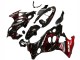 2004-2006 Glossy Black Red Flame Suzuki GSX600F/GSX750F Motorcycle Fairings UK Stores
