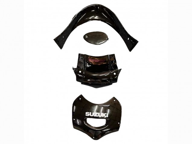 2004-2006 Glossy Black Red Flame Suzuki GSX600F/GSX750F Motorcycle Fairings UK Stores
