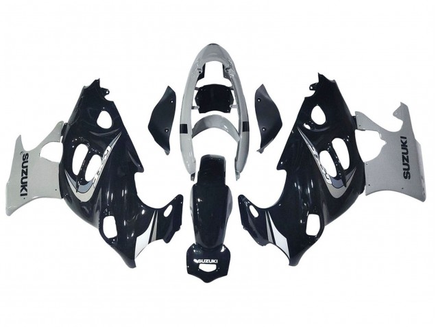 2004-2006 Glossy Black Grey Suzuki GSX600F/GSX750F Motorcycle Fairing UK Stores