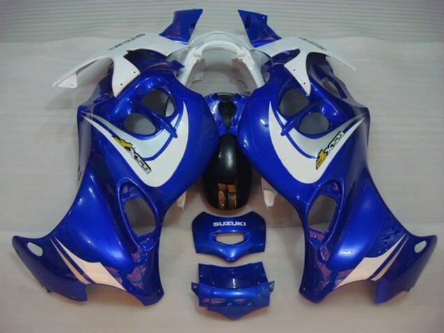 2004-2006 Blue White Suzuki GSX600F/GSX750F Motorcycle Fairings UK Stores