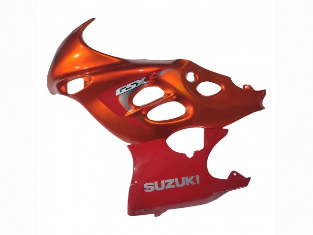 2004-2006 Burnt Oange White Logo Suzuki GSX600F/GSX750F Motorcycle Fairings UK Stores