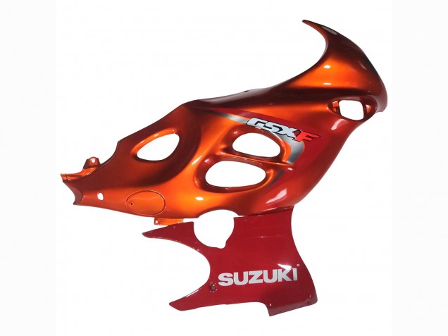 2004-2006 Burnt Oange White Logo Suzuki GSX600F/GSX750F Motorcycle Fairings UK Stores