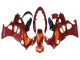 2004-2006 Burnt Oange White Logo Suzuki GSX600F/GSX750F Motorcycle Fairings UK Stores