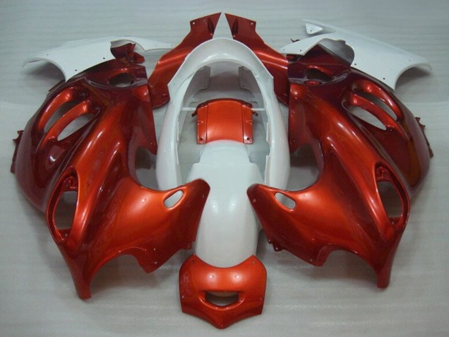 2004-2006 Burnt Oange White Suzuki GSX600F/GSX750F Motorcycle Fairings UK Stores