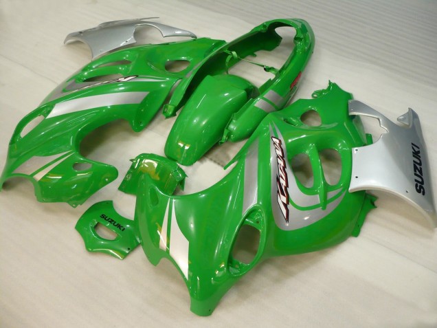 2004-2006 Green Silver Katana Suzuki GSX600F/GSX750F Motorcycle Fairings UK Stores