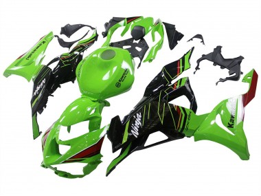 2023-2025 Green Black Kawasaki ZX6R Motorcycle Fairings UK Stores