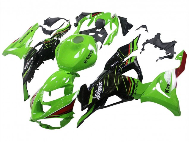 2023-2025 Green Black Kawasaki ZX6R Motorcycle Fairings UK Stores