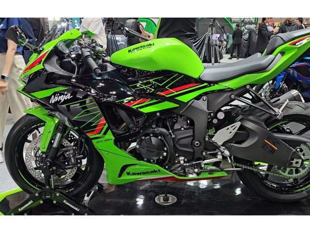2023-2025 Green Black Kawasaki ZX6R Motorcycle Fairings UK Stores