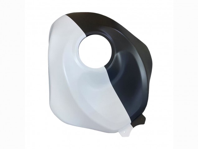2023-2025 Black White with Flower Kawasaki ZX6R Motorcycle Fairings UK Stores