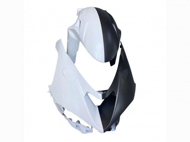 2023-2025 Black White with Flower Kawasaki ZX6R Motorcycle Fairings UK Stores