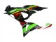 2023-2025 Green Black Red Yellow Dunlop Kawasaki ZX6R Motorcycle Fairings UK Stores