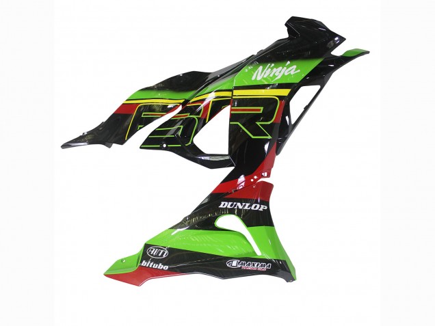 2023-2025 Green Black Red Yellow Dunlop Kawasaki ZX6R Motorcycle Fairings UK Stores