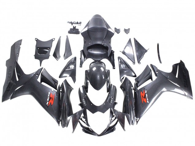 2011-2024 Black Carbon Fiber Red Suzuki GSXR 600 / GSXR 750 Motorcycle Fairings UK Stores