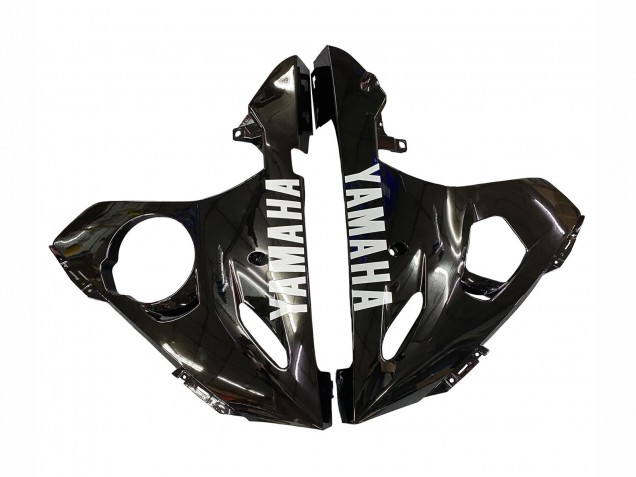 2006-2009 Glossy Black White Decals Yamaha YZF R6S Motorcycle Fairings UK Stores
