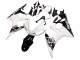 2003-2004 White Glossy Black Yamaha YZF R6 Motorcycle Fairing UK Stores