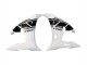 2003-2004 White Glossy Black Yamaha YZF R6 Motorcycle Fairing UK Stores