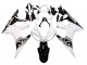 2003-2004 White Glossy Black Yamaha YZF R6 Motorcycle Fairing UK Stores