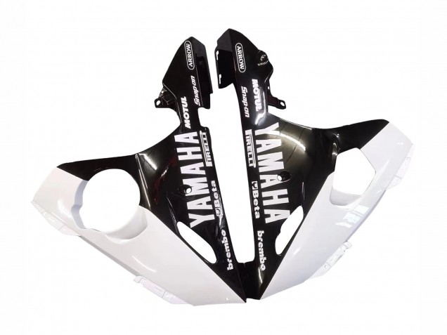 2006-2009 White Glossy Black Yamaha YZF R6S Motorcycle Fairings UK Stores