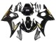 2006-2009 Glossy Black Gold Decals Yamaha YZF R6S Motorcycle Fairings UK Stores
