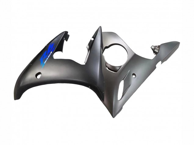 2006-2009 Matte Black Blue Yamaha YZF R6S Motorcycle Fairings UK Stores