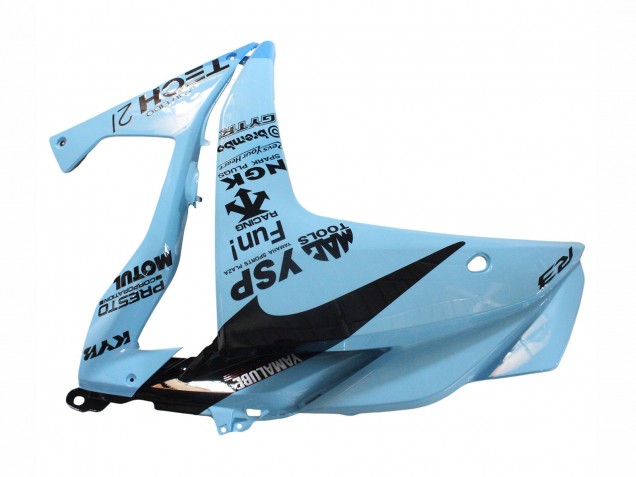 2015-2018 Light Blue Black Yamalube 21 Yamaha YZF R3/R25 Motorcycle Fairings UK Stores