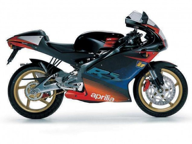 2000-2005 Black Red Silver Aprilia RS125 Motorcycle Fairings UK Stores