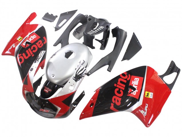 2000-2005 Red Black Silver Racing Aprilia RS125 Motorcycle Fairings UK Stores