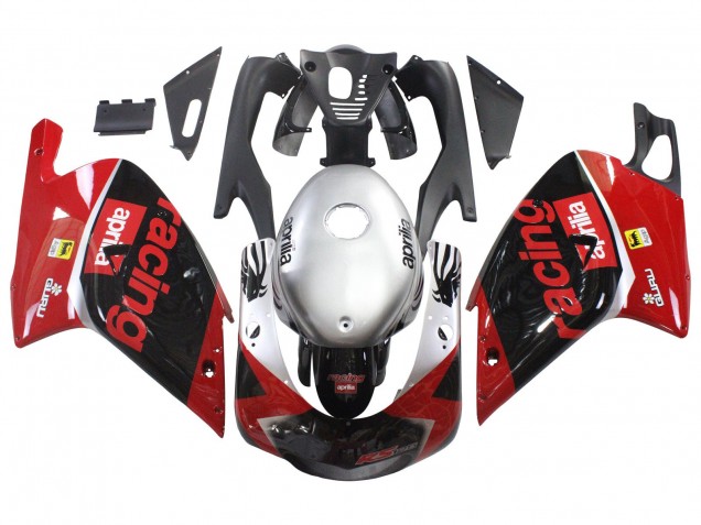2000-2005 Red Black Silver Racing Aprilia RS125 Motorcycle Fairings UK Stores