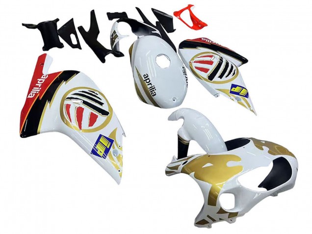 2000-2005 White Yellow Red Aprilia RS125 Motorcycle Fairings UK Stores